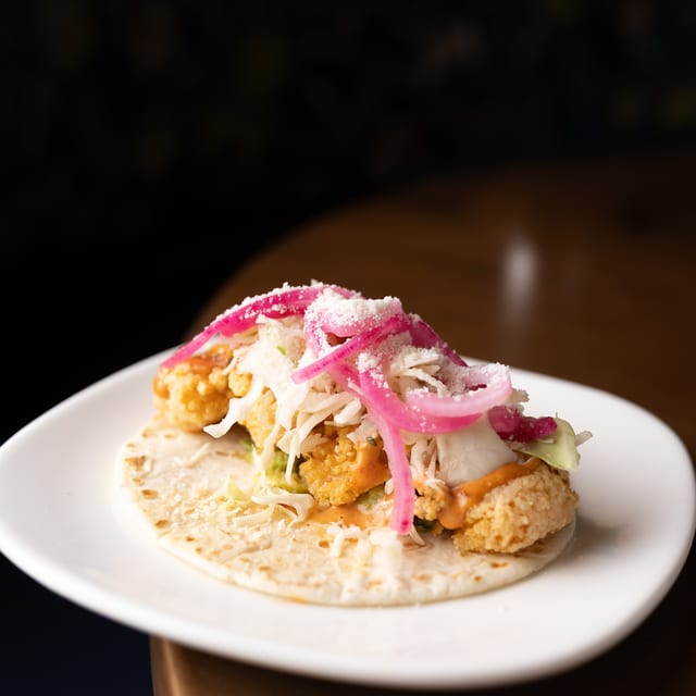 Fried Fish Taco.