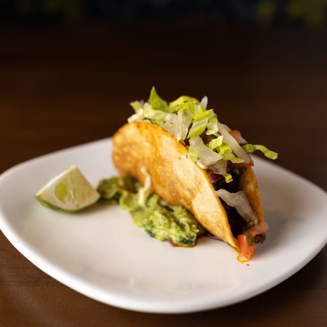 Ground Beef Taco.