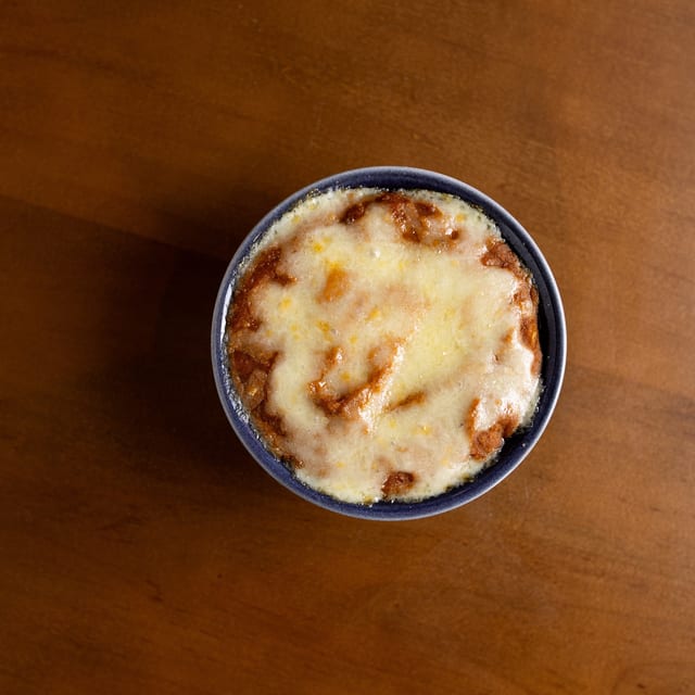 Side Refried Beans.