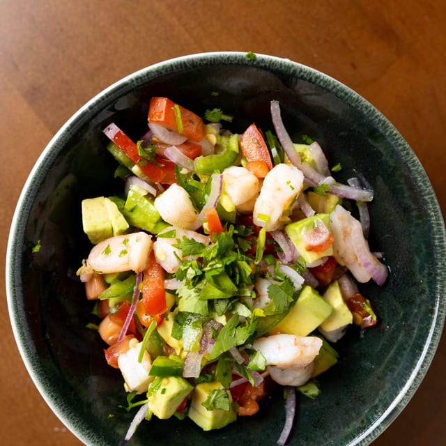 Shrimp Ceviche.